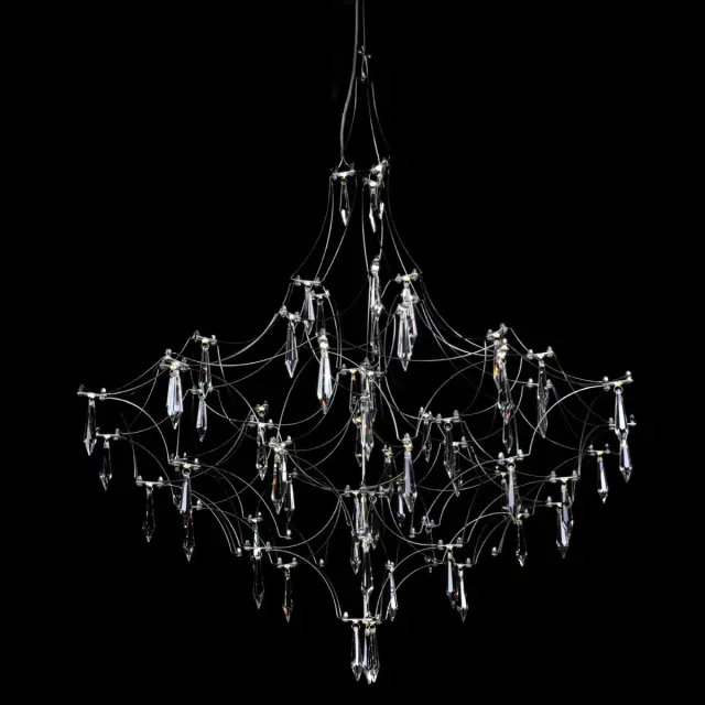 Люстра Loft IT 10259/800 Silver Asfour MIRA — серебряный