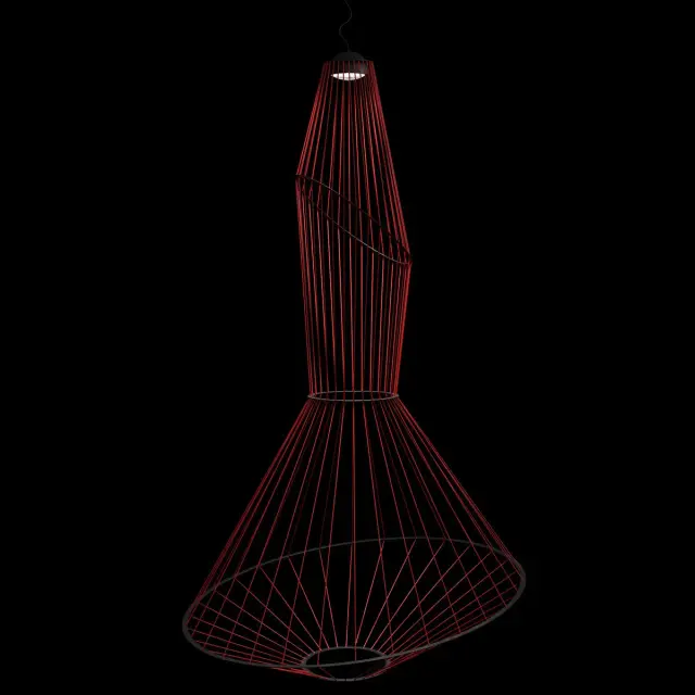 Светильник Loft IT 10292/A Red BEAM — черный, ракурс 2