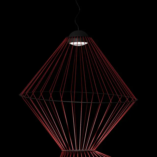 Светильник Loft IT 10292/B Red BEAM — черный, ракурс 4