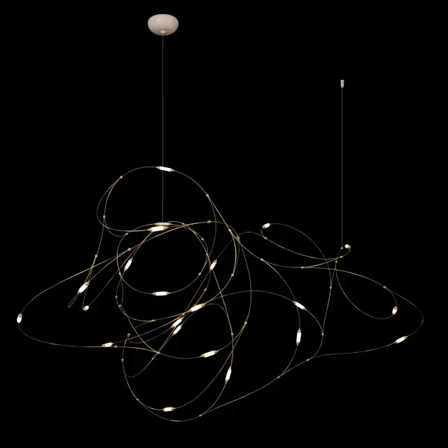 Светильник Loft IT 10309/21 FLOCK OF LIGHT — бронза, ракурс 2