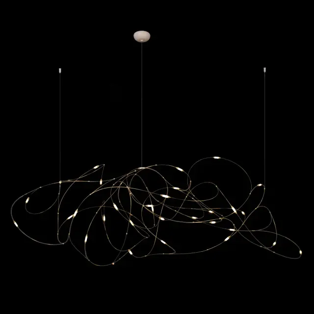 Светильник Loft IT 10309/31 FLOCK OF LIGHT — бронза, ракурс 2