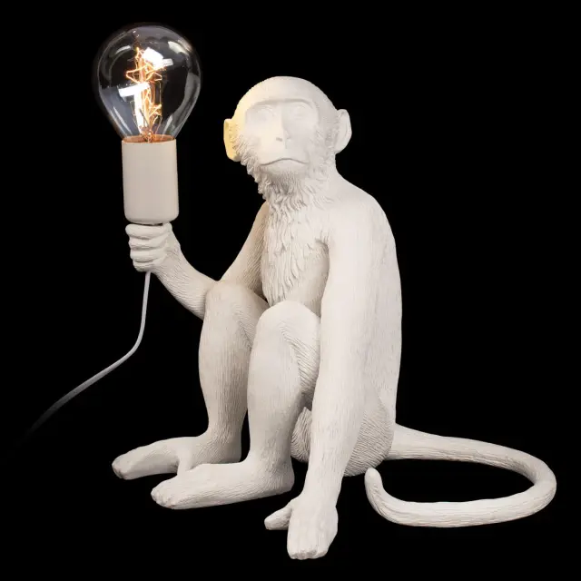 Настольная лампа Loft IT 10314T/A MONKEY — белый, ракурс 2