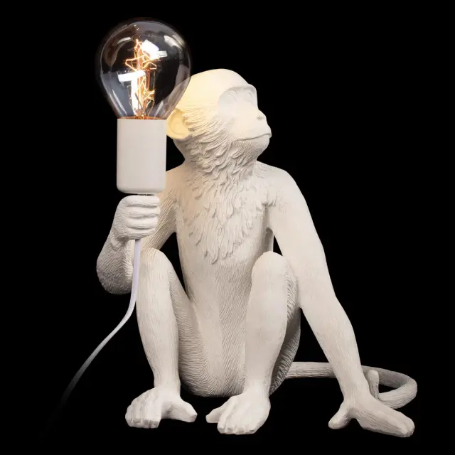Настольная лампа Loft IT 10314T/A MONKEY — белый, ракурс 4