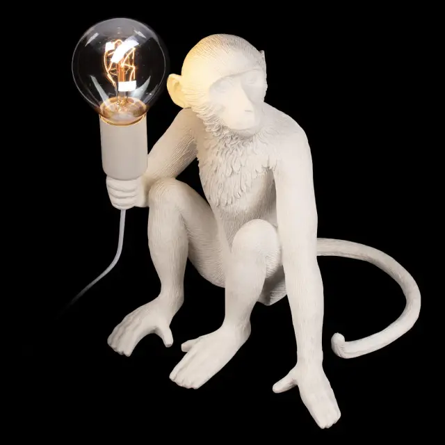 Настольная лампа Loft IT 10314T/A MONKEY — белый, ракурс 6