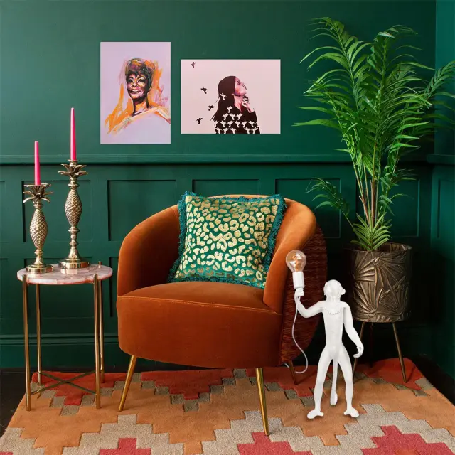 Настольная лампа Loft IT 10314T/B MONKEY — белый, ракурс 7