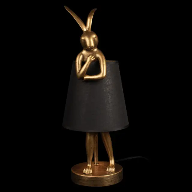 Настольная лампа Loft IT 10315/A Black LAPINE — золотой, ракурс 2