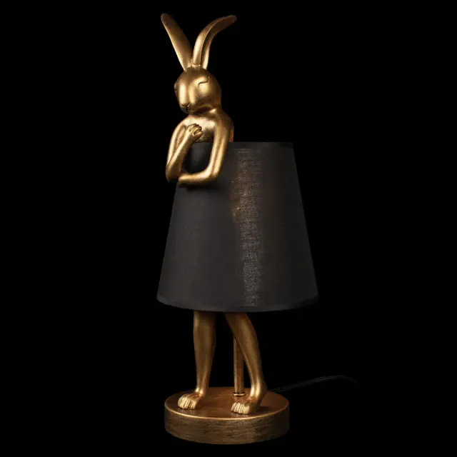 Настольная лампа Loft IT 10315/A Black LAPINE — золотой, ракурс 4