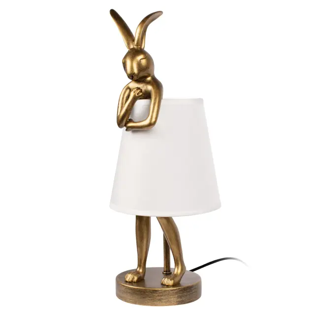 Настольная лампа Loft IT 10315/A White LAPINE — золотой, ракурс 3