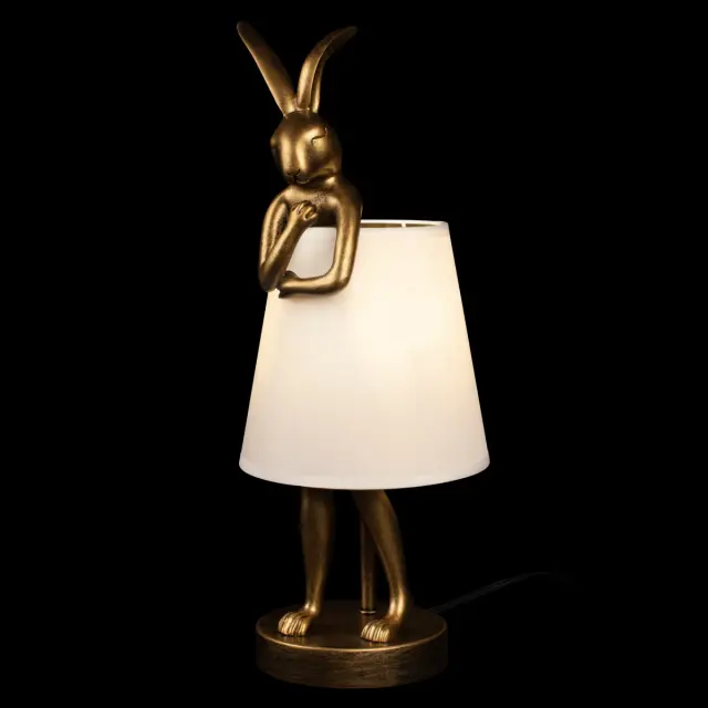 Настольная лампа Loft IT 10315/A White LAPINE — золотой, ракурс 4