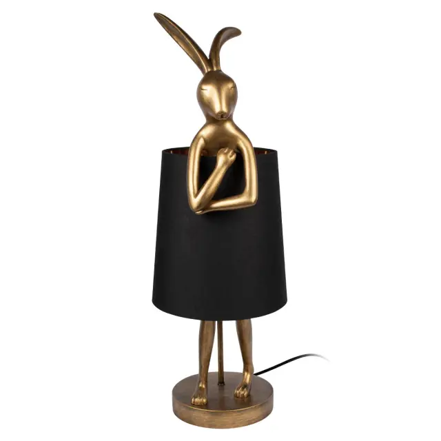 Настольная лампа Loft IT 10315/B Black LAPINE — золотой