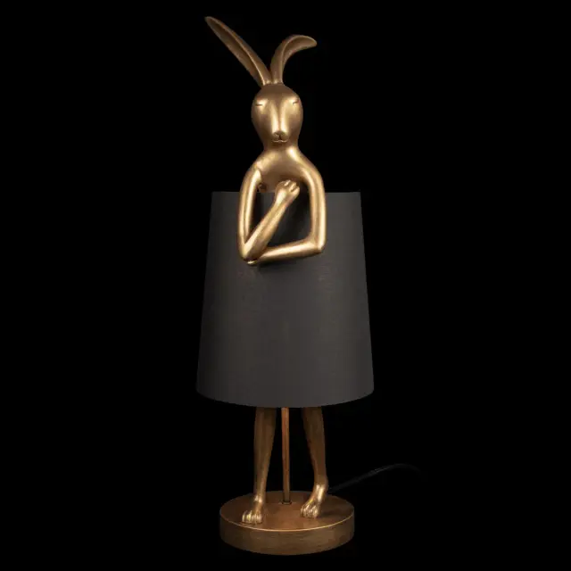 Настольная лампа Loft IT 10315/B Black LAPINE — золотой, ракурс 2