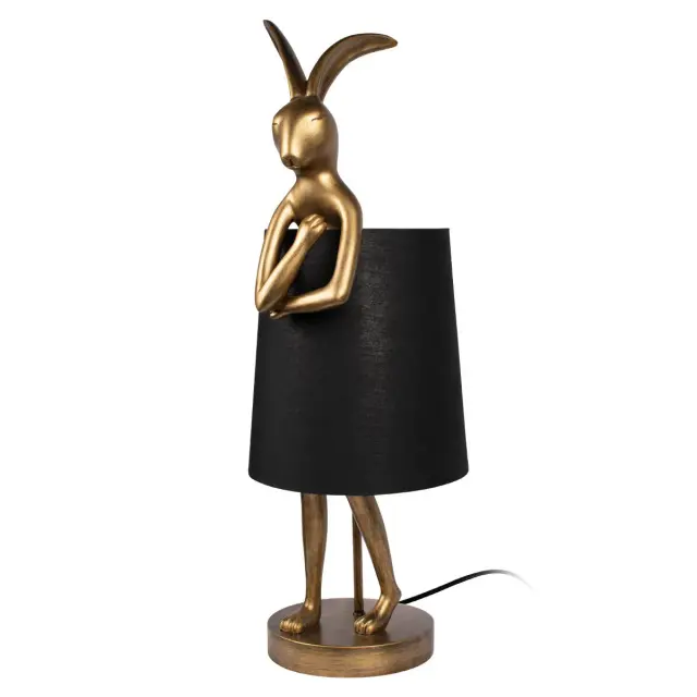 Настольная лампа Loft IT 10315/B Black LAPINE — золотой, ракурс 3