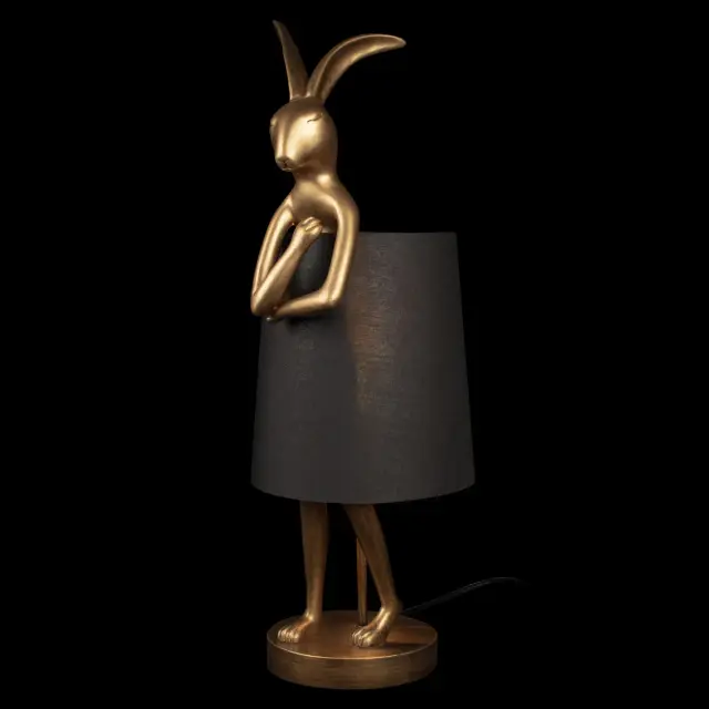 Настольная лампа Loft IT 10315/B Black LAPINE — золотой, ракурс 4