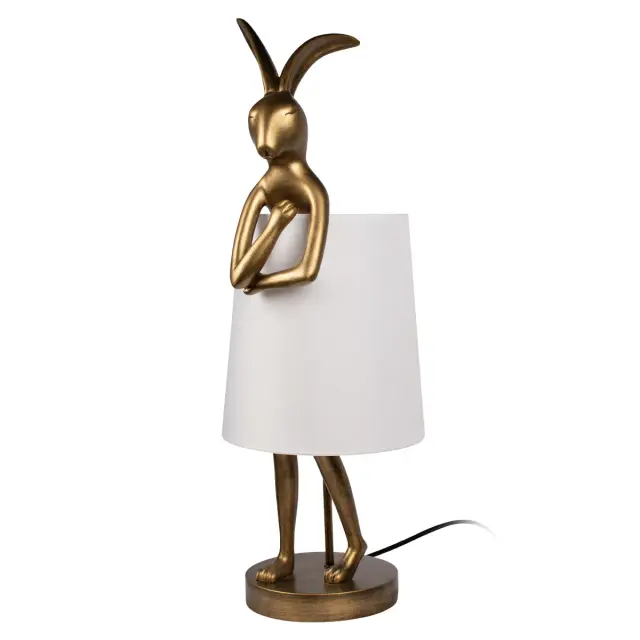 Настольная лампа Loft IT 10315/B White LAPINE — золотой, ракурс 3