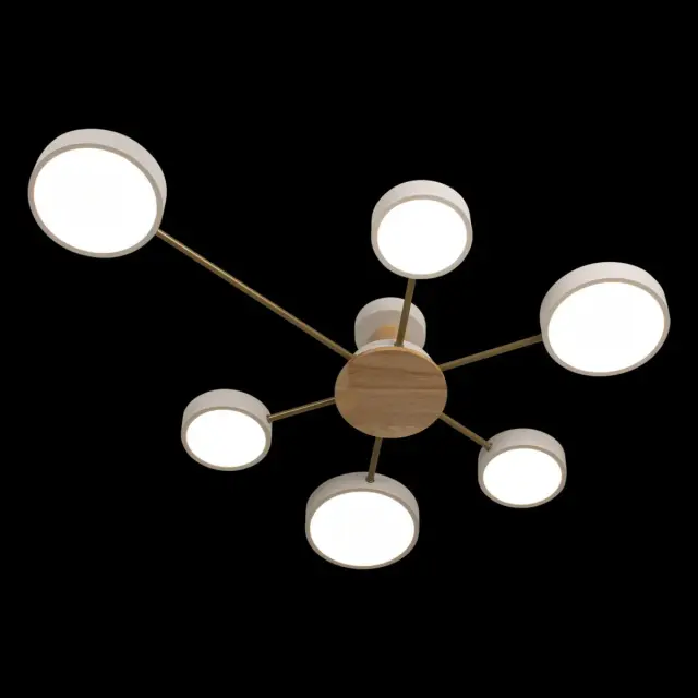 Светильник Loft IT 10316/6 White SUNRISE — белый, ракурс 4