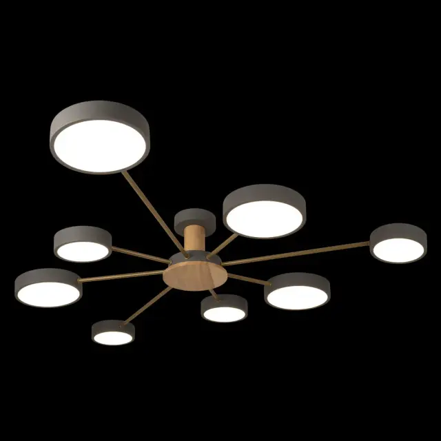 Светильник Loft IT 10316/8 Grey SUNRISE — серый, ракурс 2