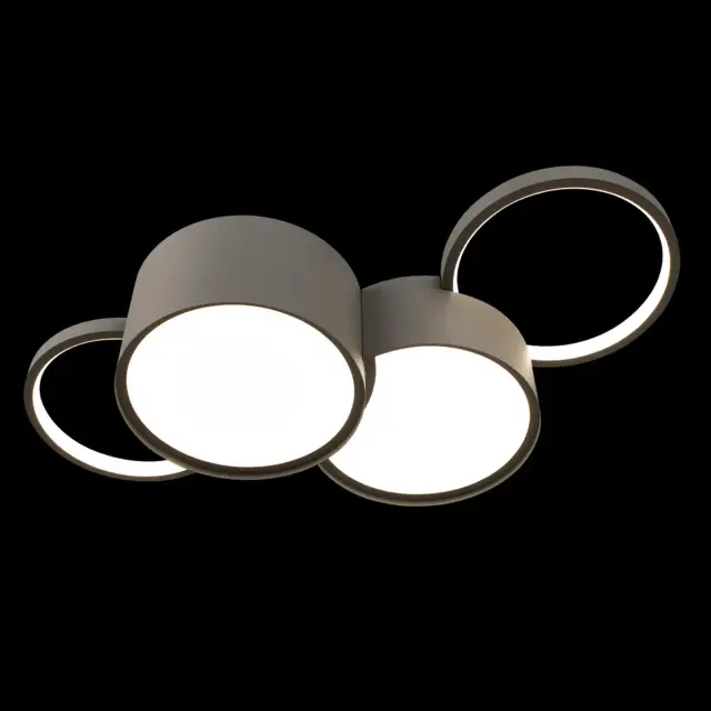 Светильник Loft IT 10317/4 Grey PIN — серый, ракурс 4