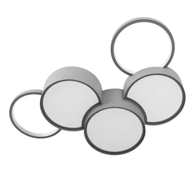 Светильник Loft IT 10317/5 Grey PIN — серый, ракурс 3