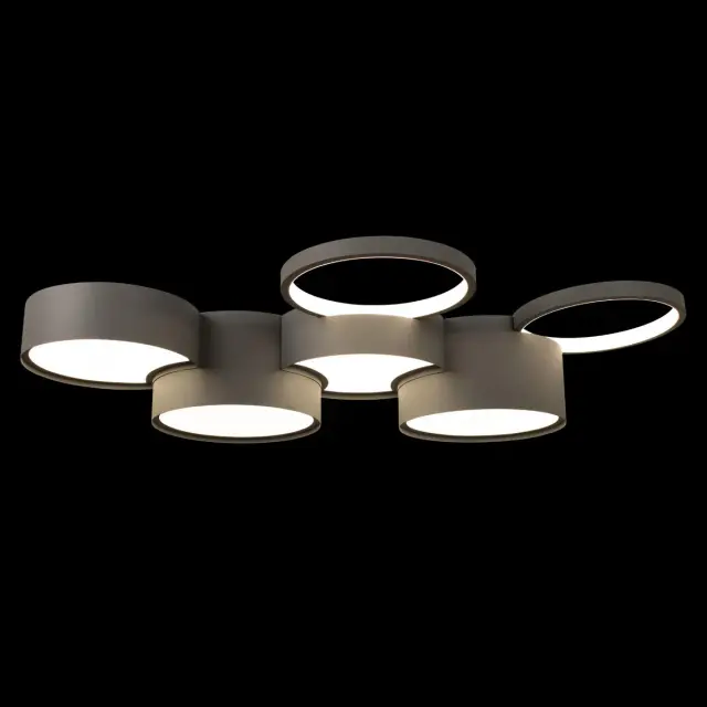 Светильник Loft IT 10317/7 Grey PIN — белый, ракурс 2