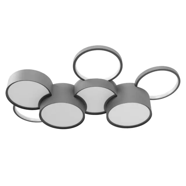 Светильник Loft IT 10317/7 Grey PIN — белый, ракурс 3