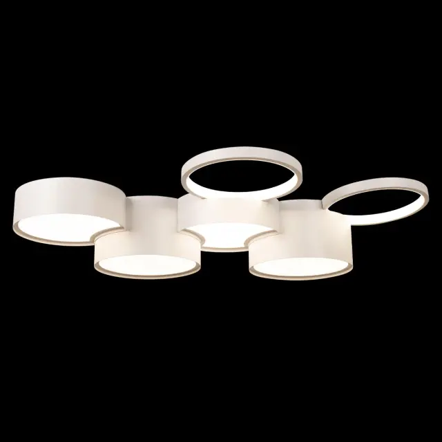 Светильник Loft IT 10317/7 White PIN — белый, ракурс 2