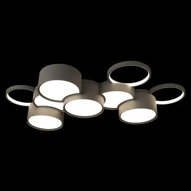 Светильник Loft IT 10317/9 Grey PIN — серый, ракурс 2