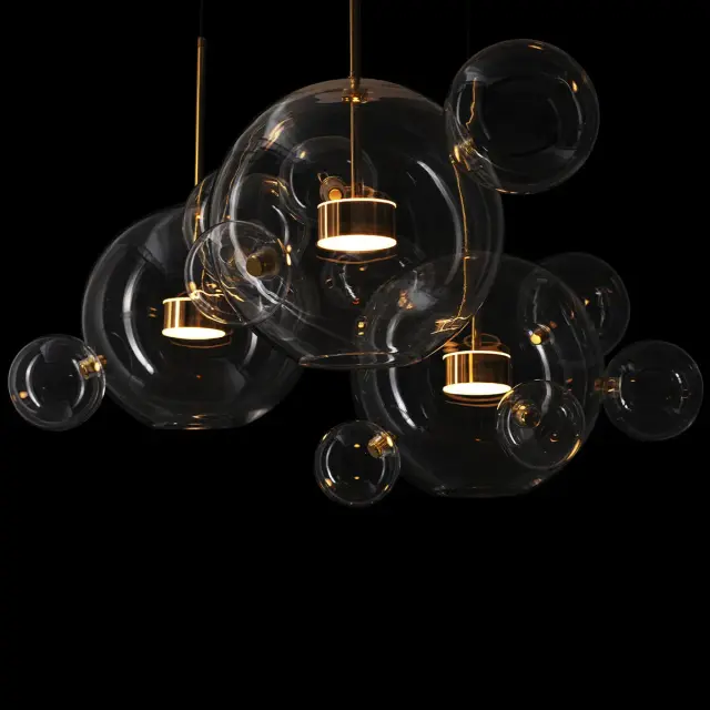 Светильник Loft IT 2027-D3 BOLLE — белый, ракурс 2