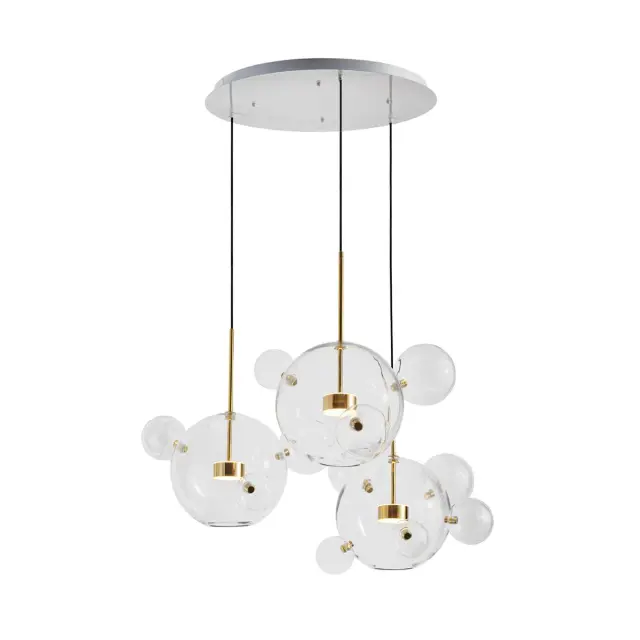 Светильник Loft IT 2027-D3 BOLLE — белый, ракурс 3