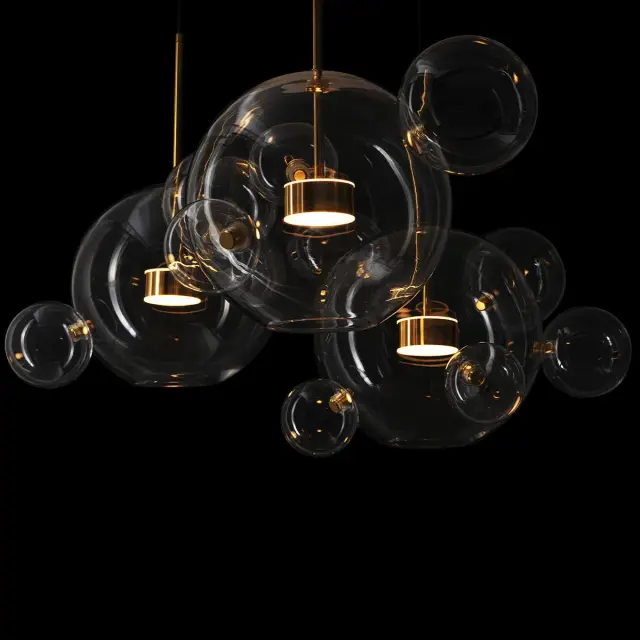 Светильник Loft IT 2027-S3 BOLLE — белый, ракурс 2