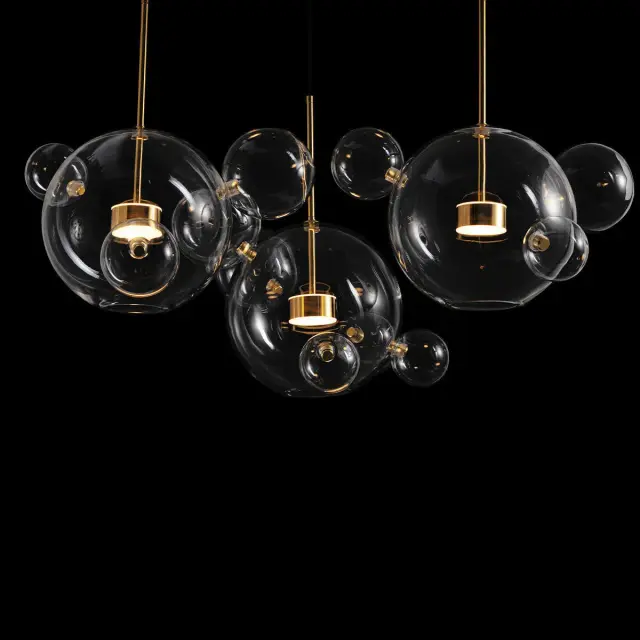Светильник Loft IT 2027-S3 BOLLE — белый, ракурс 4