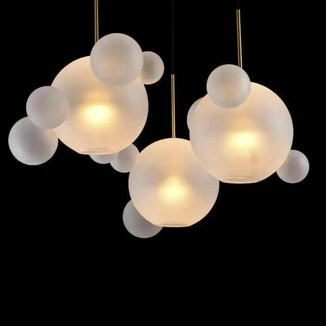Светильник Loft IT 2030-S3 BOLLE — белый, ракурс 2