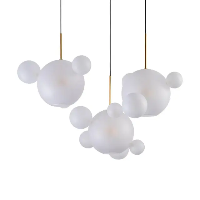 Светильник Loft IT 2030-S3 BOLLE — белый, ракурс 3