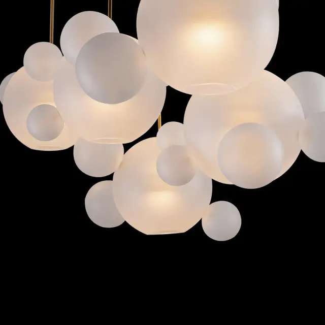 Светильник Loft IT 2030-S5 BOLLE — белый, ракурс 2