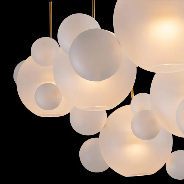 Светильник Loft IT 2030-S5 BOLLE — белый, ракурс 3