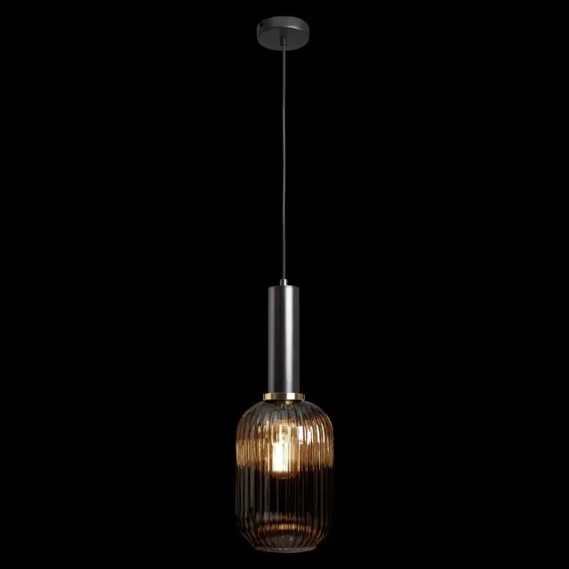 Светильник Loft IT 2070-A+BL IRIS — черный, ракурс 2