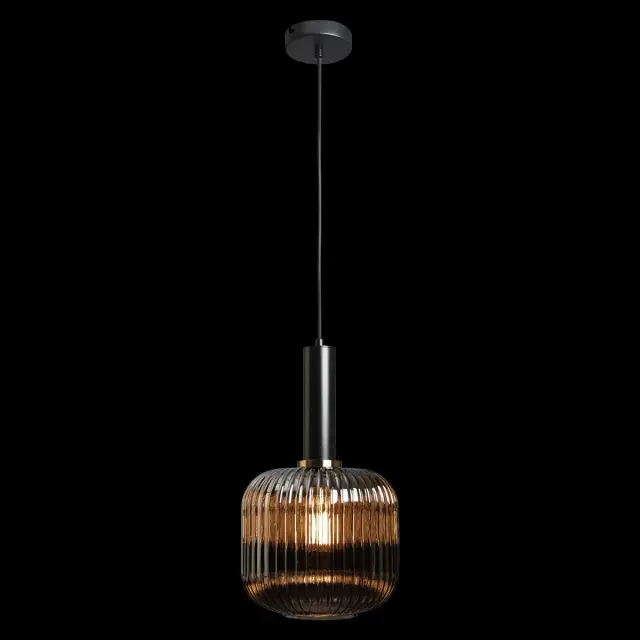Светильник Loft IT 2070-B+BL IRIS — черный, ракурс 2