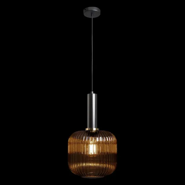 Светильник Loft IT 2071-B+BL IRIS — черный, ракурс 2