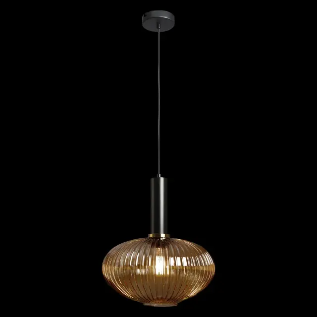 Светильник Loft IT 2071-C+BL IRIS — черный, ракурс 2