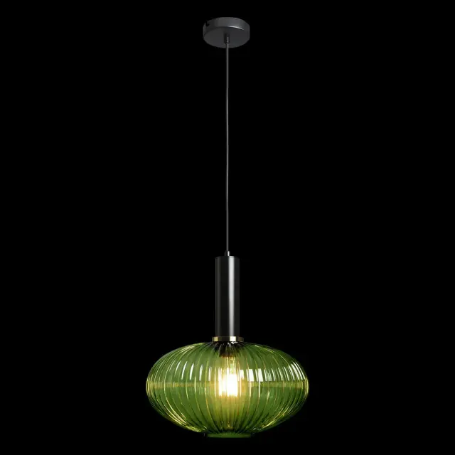 Светильник Loft IT 2072-C+BL IRIS — черный, ракурс 2