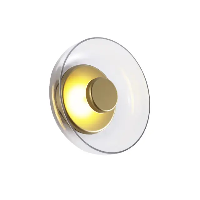 Бра Loft IT 8210-W DISK — золотой, ракурс 2