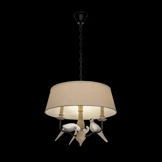 Люстра Loft IT LOFT1029A-2 BIRDS — черный, ракурс 2
