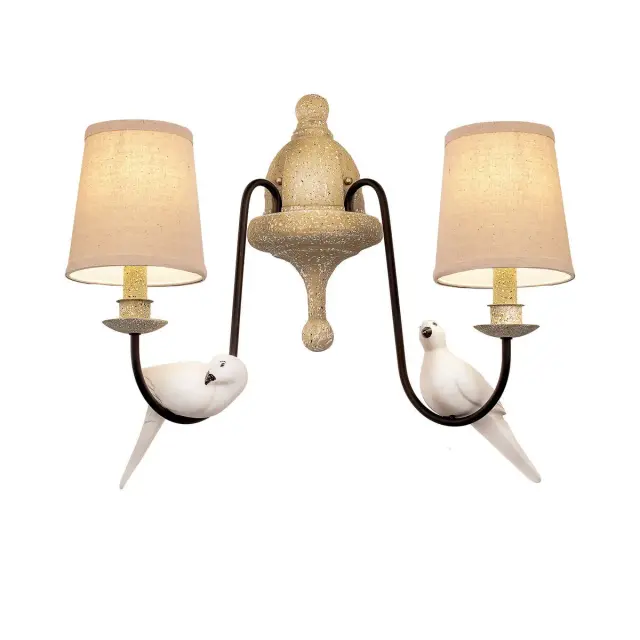 Бра Loft IT LOFT1029W-2 BIRDS — бежевый