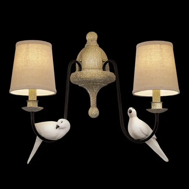 Бра Loft IT LOFT1029W-2 BIRDS — бежевый, ракурс 2