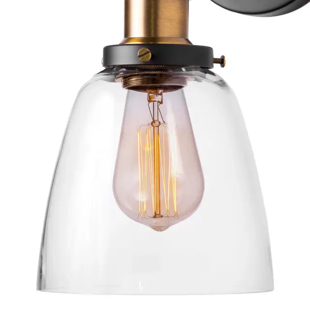 Бра Loft IT LOFT1122W FACTORY FILAMENT — черный, ракурс 2
