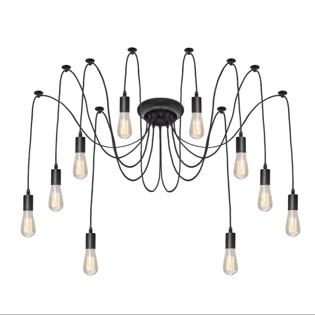 Люстра Loft IT LOFT1162/10 SPIDER — черный