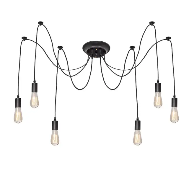 Люстра Loft IT LOFT1162/6 SPIDER — черный