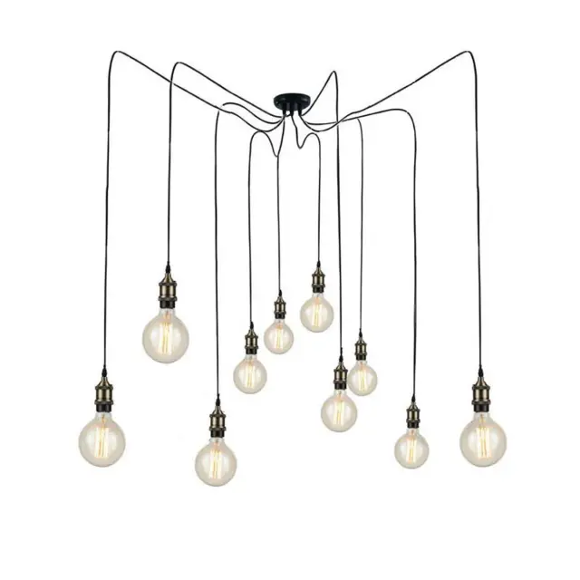 Люстра Loft IT LOFT1162A/10 SPIDER — черный