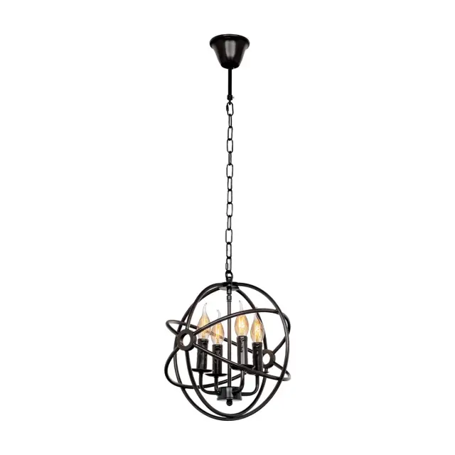 Люстра Loft IT LOFT1192-4 FOUCAULTS ORB — коричневый