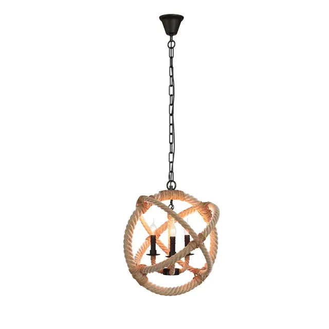 Люстра Loft IT LOFT1194-3 ROPE — черный