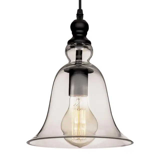 Светильник Loft IT LOFT1812 GLASS BELL — черный, ракурс 2
